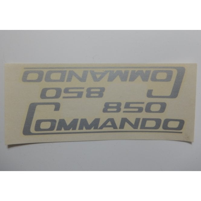 Norton Commando 850cc Silver Transfer Sold as A Pair Made in UK