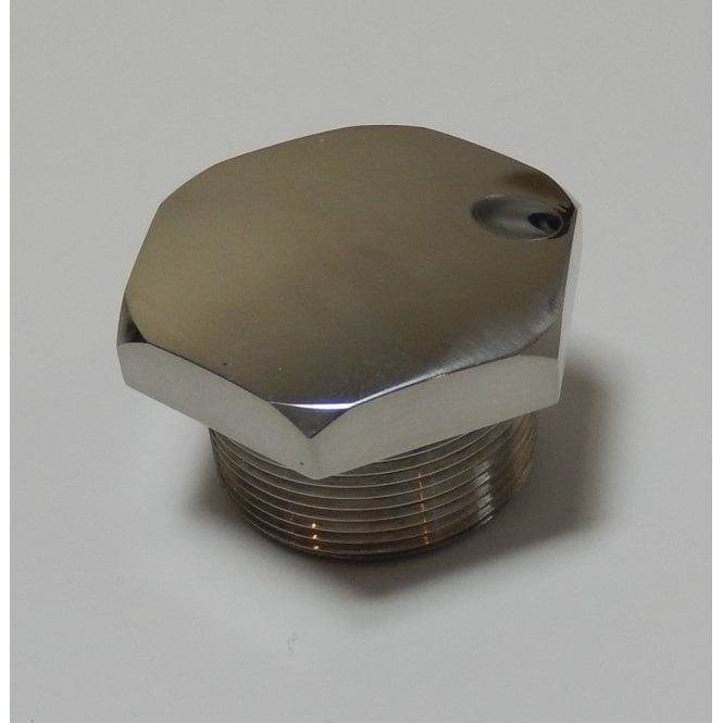 Norton Commando Fork Top Nut Stainless Steel OEM No 06-0345 Shorter Depth