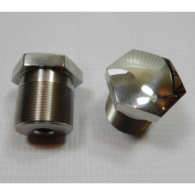 Norton Commando Fork Top Nuts Stainless Steel Sold as a Pair Made in UK OEM No 06-0345