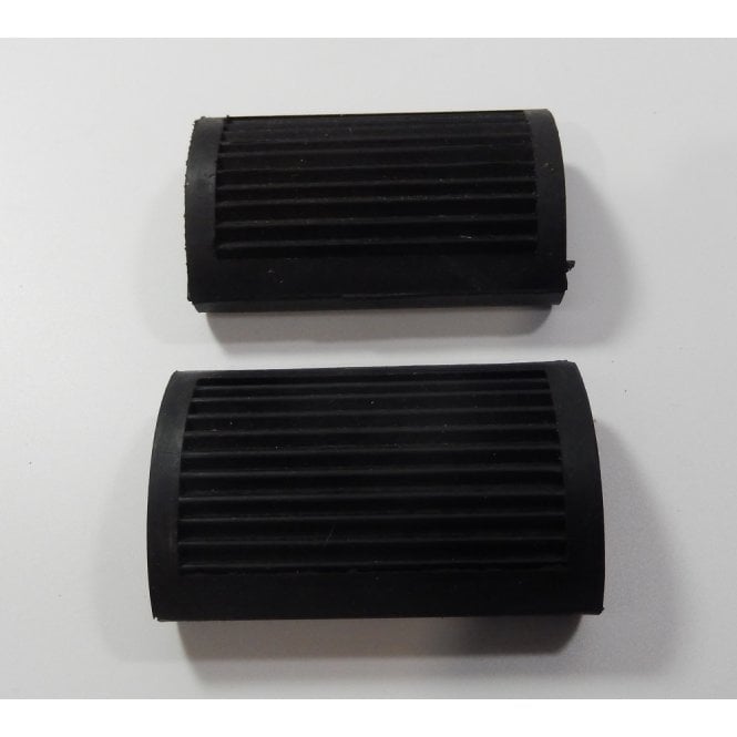 Norton ES2, 16H Pedal Type Footrest Rubbers (Pair) Without Logo OEM No 04-0370