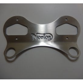 Norton / Feather Bed Speedometer & Tachometer Mount Polished Alloy For Road Holder Forks