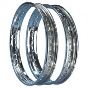 Norton Wheel Rim Stainless Steel (Pair) Made in England