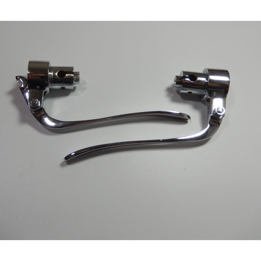 Pair CNC Aluminum Brake & Clutch Levers – Universal For Motorcycle, Scooter, ATV – Black