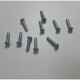 Pan Head Polished Screws 5 x 20mm Pack of 10 Made in UK