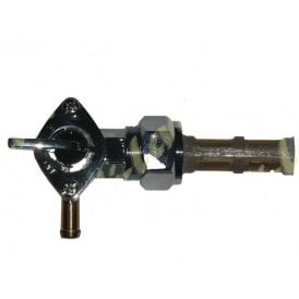 Petrol Fuel Tap 21mm For Late Harley Davidson, R/H outlet, On, Off & Reserve