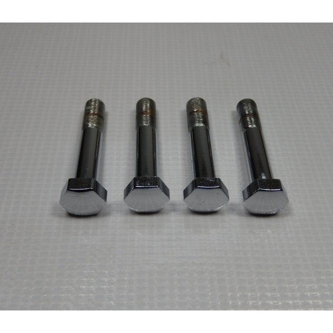 AJS & Matchless Set of 4 Chrome Plated ABS bolt for AJS/Matchless shocks (2 1/16