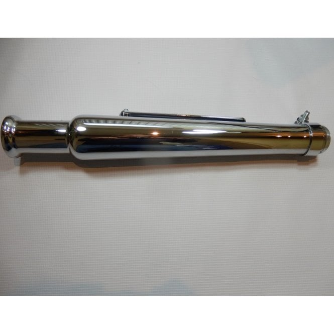 Silencer Universal Tulip End Straight Megaphone Supplied with Removable Baffle