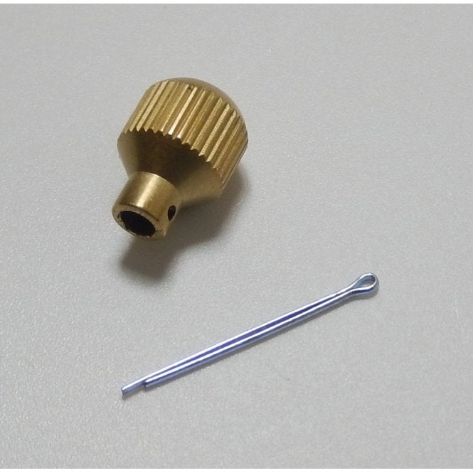 Smiths Chronometric Replacement Speedometer Brass Trip Knob & Split Pin