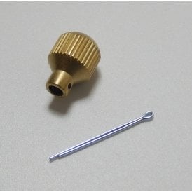 Smiths Chronometric Replacement Speedometer Brass Trip Knob & Split Pin