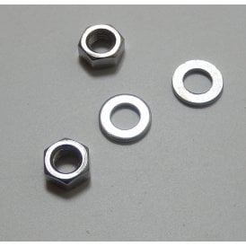 Smiths Chronometric Speedometer / Tachometer Fixing Nus & Washers in Stainless Steel