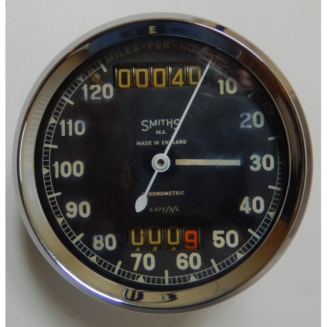 Smiths Instruments Genuine Smiths Speedometer 0 -120 MPH S.472/3/L Fully Refurbished & Rebuilt 