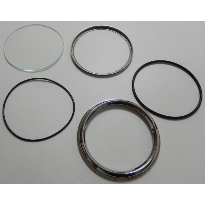 Smiths Instruments Smiths Flanged Speedo Bezel for Classic Motorcycle Complete Kit Glass & Seals
