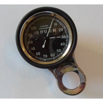 Smiths Instruments Smiths Type Speedometer Compete With Mounting Bracket & Rubber 0-120MPH