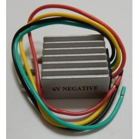 Solid State Regulator 6V DC Regulator for Classic Motorcycle Negative Earth Replaces MCR/RB108 Cut-outs