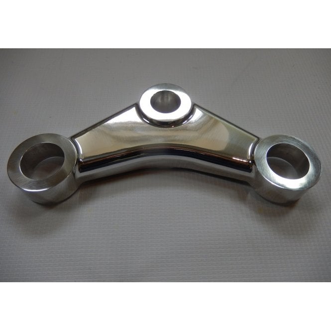 Top Yoke Norton Roadholder Forks Polished Billet Alloy Highly Polished 