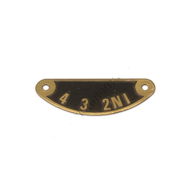 Triumph 350/500 Gear Indicator Plate OEM No 57-1417 Made in UK