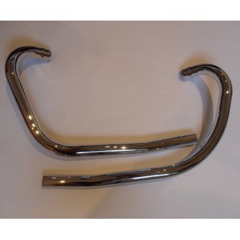 Triumph 3TA / 5TA / T100 Down Pipes Made in UK OEM 70-3992 & 70-3994