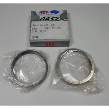 Triumph 3TA T90 Standard Piston Ring Set Excellent Quality Made in Italy