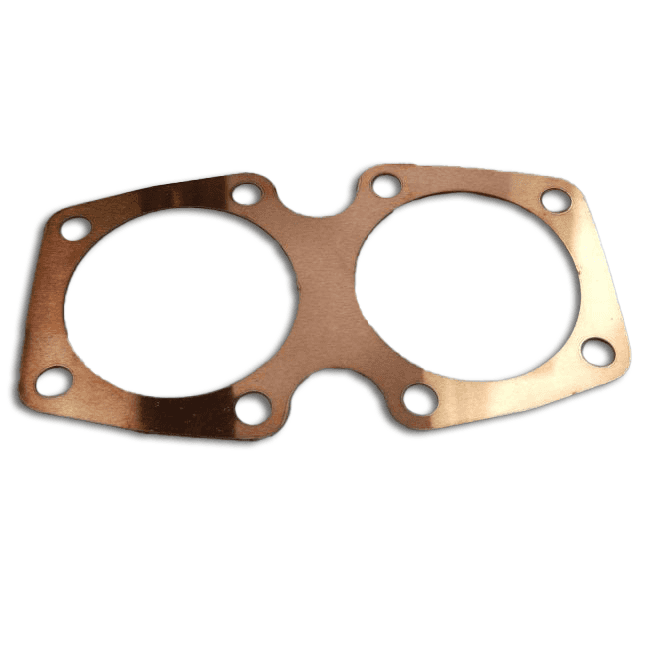 Triumph 5TA T100 Cylinder Head Gasket 1965 on Solid Copper Thin Type OEM No 70-4675