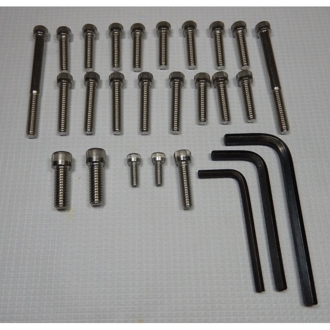 Triumph 650/750 T120/T140 Stainless Steel Engine Bolt Set With Allen Keys