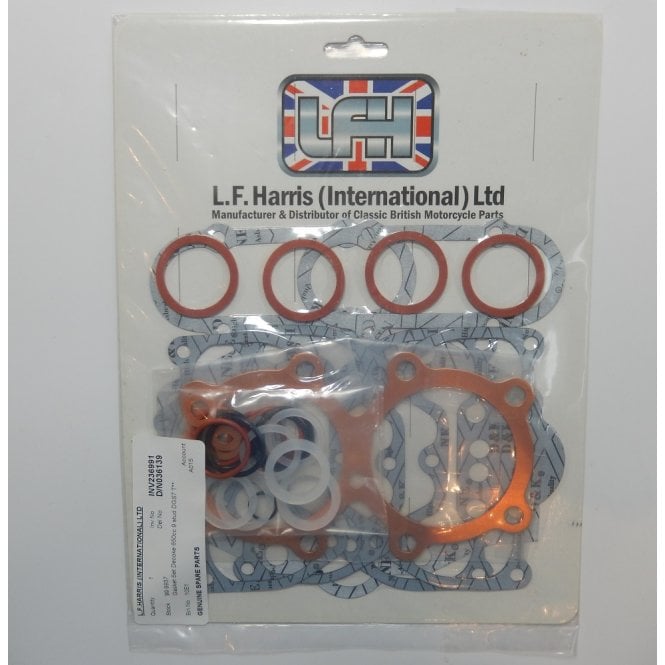 Triumph 650cc Decoke Gasket Set 9 Stud Engines Made in UK OEM No 99-9937