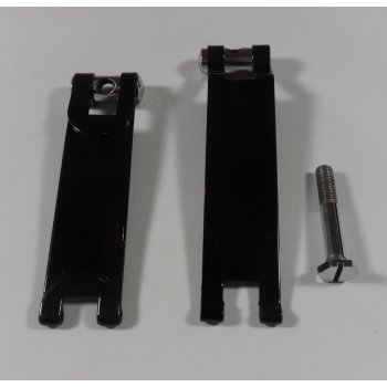 Triumph Battery Strap Assembly Powder Coated Black & Chrome Finish 