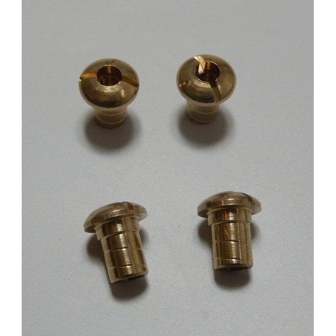 Triumph / BSA A7, A10 Clutch Brass Locking Nut Set of 4 OEM No 57-2526, 42-3199