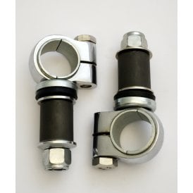 Triumph, BSA "P" Handlebar Mounting Kit Set Complete With Mounting Bushes UK Made