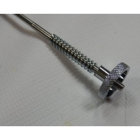 Triumph / BSA Rear Brake Rod Shaft Polished Stainless Steel 24" With Spring & Adjuster