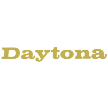 Triumph Daytona Classic Motorcycle Transfer Gold Lettering