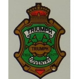 Triumph Green Badge Logo Transfer