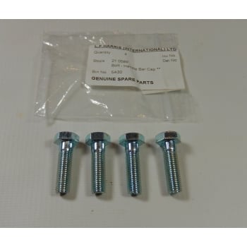 Triumph Handle Bar Cap Bolts Set of 4 OEM No 21-0589 Forged Domed Head