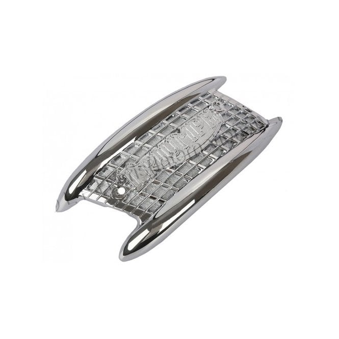 Triumph Metal Gate Type Tank Badges (Pair) Finished in Chrome OEM No 82-4127, 82-4128