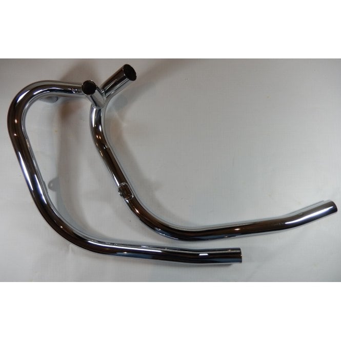 Triumph Pair of T140/TR7 (1973-77) Balanced Exhaust Pipes (push in port) Made in UK