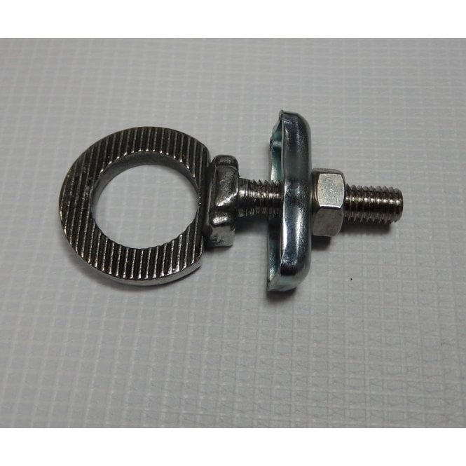Triumph Rear Wheel / Chain Adjuster Complete Fits QD Wheel Hole Dia 7/8