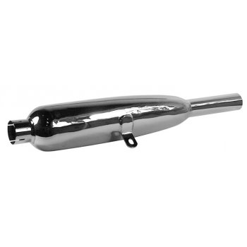 Triumph Silencer 5T, 6T, T110, T120 (1954-59) (Pair) OEM No 70-3651 & 3652