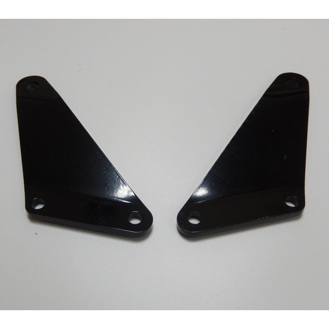 Triumph T100 Frame Silencer Hangers Black Powder Coated (Sold as a Pair) Made in UK 