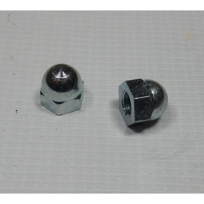 Triumph T100 Oil Restrictor Rod Chrome Nuts OEM No 97-0400 (Pair)