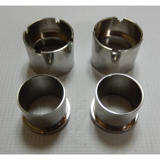 Triumph T100, T120, 110, 6T Pre Unit Stainless Steel Fork Oil Seal Holders OEM No 97-1194
