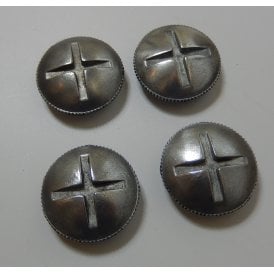 Triumph T100 T120 Rocker Box Cap Set of 4 Polished Alloy OEM No 70-4610, 71-2744, 70-3752