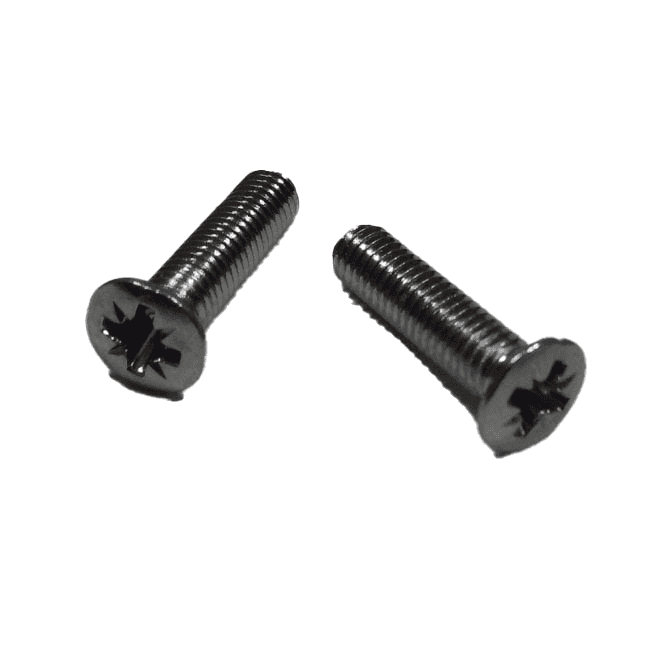 Triumph T120, T140, T150 Chrome Tank Badge Screws Sold as a Pair OEM No 83-1339