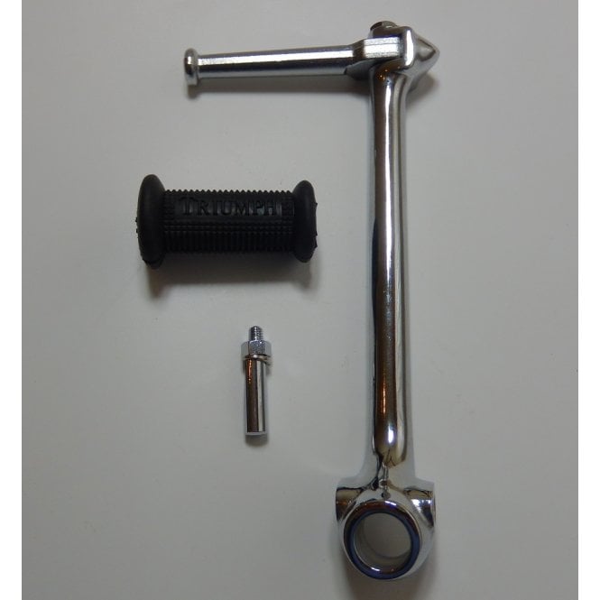 Triumph T120, T140, T150, Kickstart Lever Set Includes Rubber & Gudgeon Pin