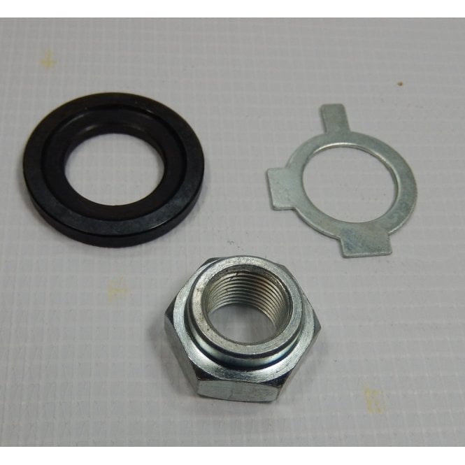Triumph T120 / TR6 Clutch Centre Nut & Tab Washer Set OEM No 57-1047, 57-1046