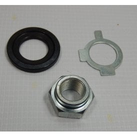 Triumph T120 / TR6 Clutch Centre Nut & Tab Washer Set OEM No 57-1047, 57-1046