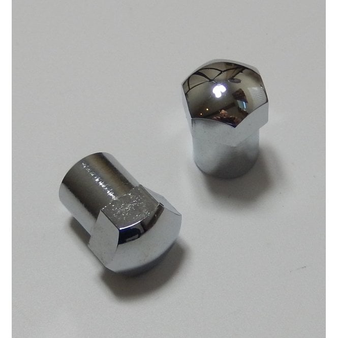 Triumph T120, TR6 OIF Head Light Bracket Sleeve Nuts (Pair) Made in England 