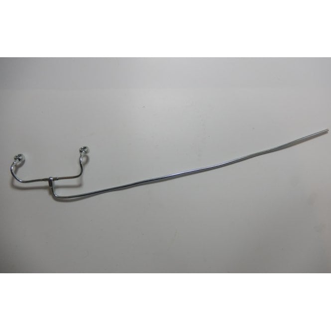 Triumph T120 / TR6 Rocker Oil Feed Pipe Soft Copper With BZP Plate OEM No 71-2428