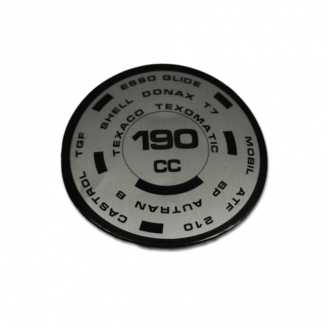 Triumph T140 Fork Top Nut Decal 190cc Fits in Fork Top Nut OEM No 97-4259