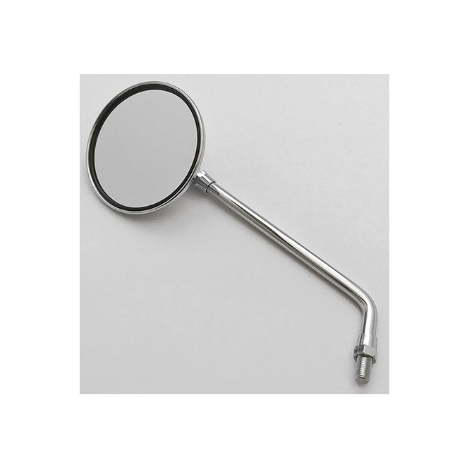 Triumph T140 Round Chrome Mirror 8mm Screw Fitment Fits Left & Right Hand