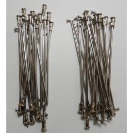 Triumph T140 Stainless Steel 40 Spoke & Nipple Set For Rear Wheel Made in UK