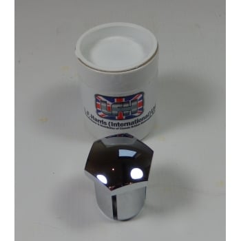 Triumph T140 TR7 Chrome Steering Stem Nut Slotted OEM No 97-4317